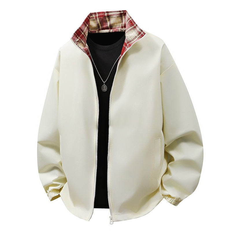 Herren Freizeitjacke mit kariertem Innenfutter Shop Nory
