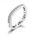 Damen Eternity Ring mit funkelndem Zirkonia-Besatz Shop Nory