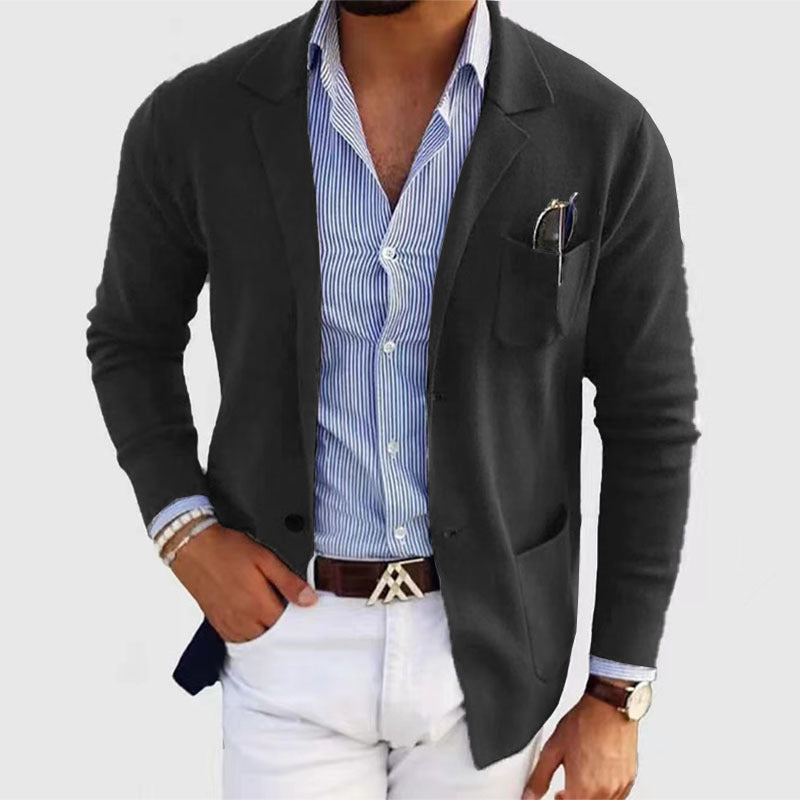 Herren elegante und bequeme Strickjacke