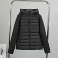 Damen vielseitige Hybridjacke mit Kapuze