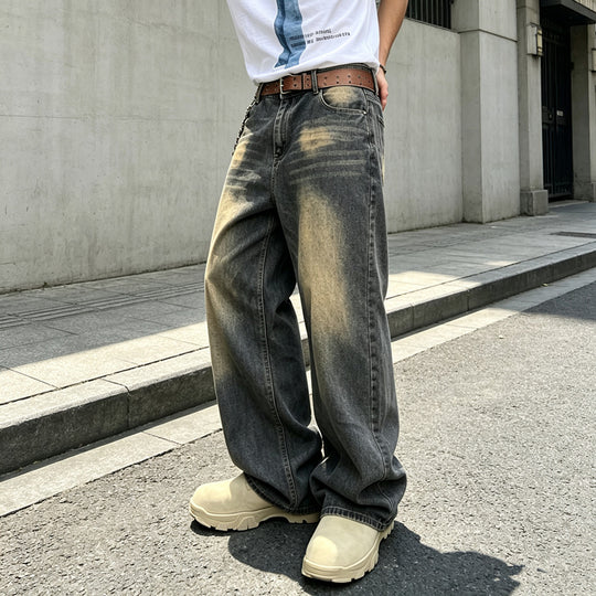 Herren Bequeme Weit geschnittene Jeans Shop Nory