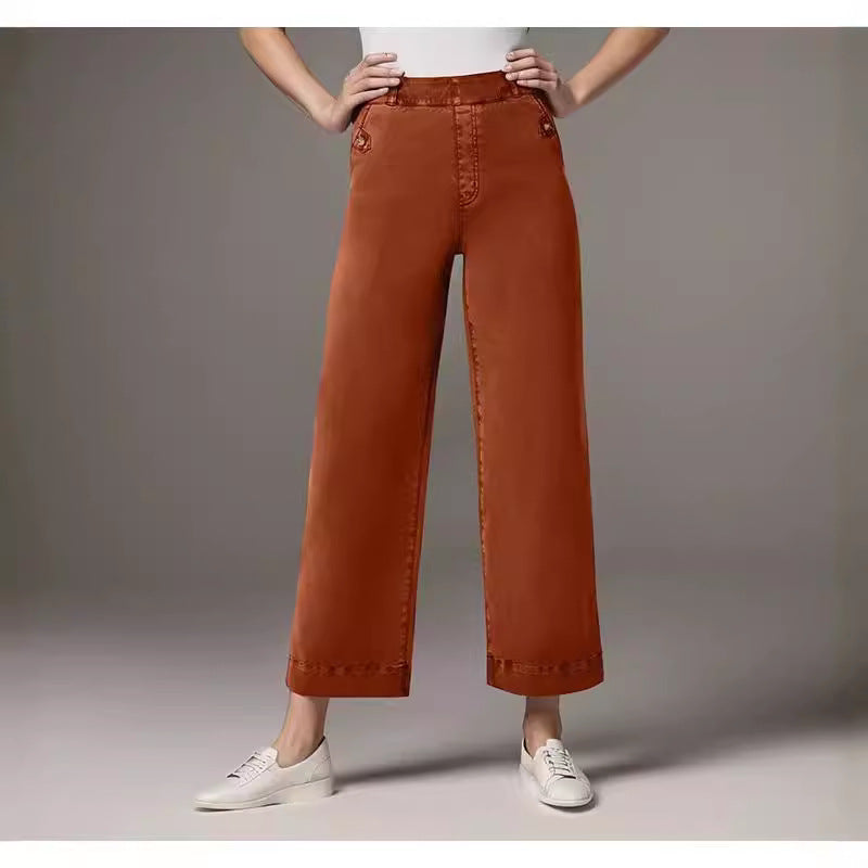 Damen weite Baumwollhose