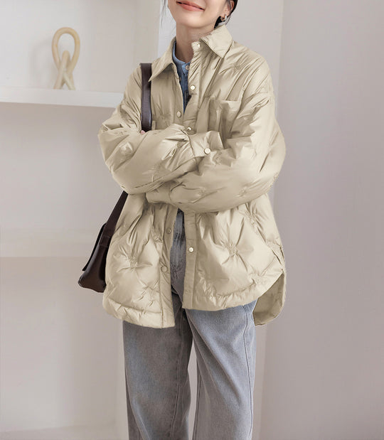 Damen elegante und gefütterte Übergangsjacke Shop Nory
