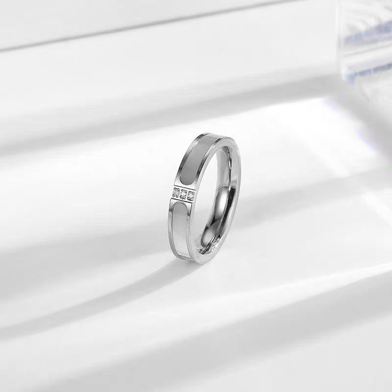 Damen Moderne Geometrische Bandring Shop Nory