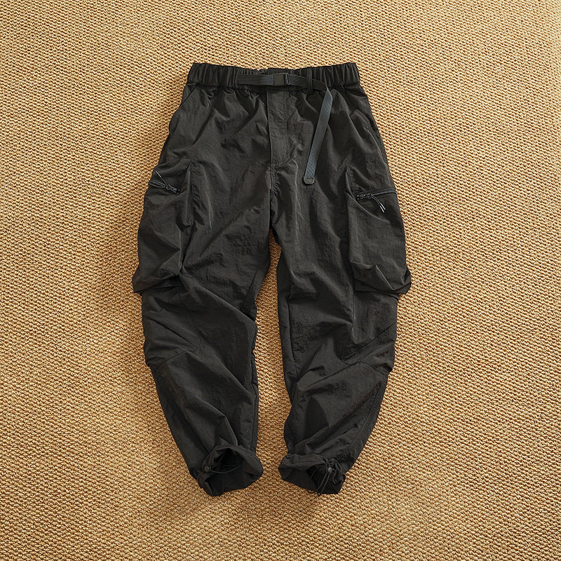 Herren Cargo-Hose mit praktischen Taschen und elastischem Bund Shopnory