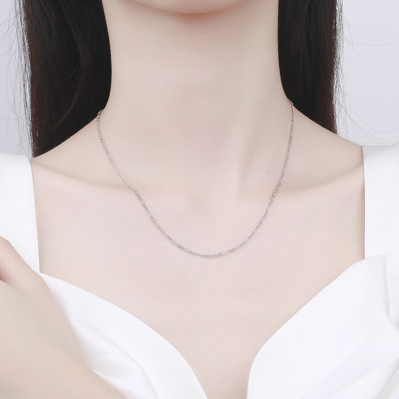 Damen elegante Gliederkette aus hochwertigem Edelstahl Shop Nory