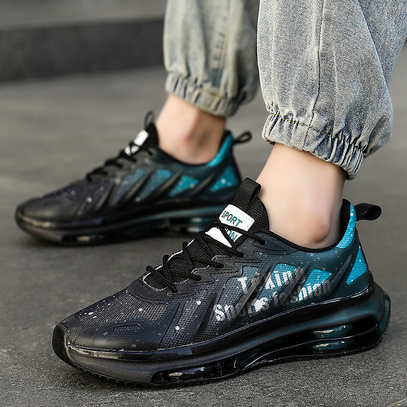 Herren Innovativer Laufsneaker mit sichtbarer Luftkissen-Zwischensohle und semi-transparenter TPU-Ummantelung Shopy Nory