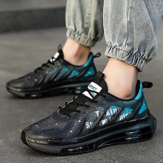 Herren Innovativer Laufsneaker mit sichtbarer Luftkissen-Zwischensohle und semi-transparenter TPU-Ummantelung Shopy Nory