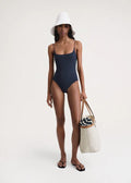 Damen Moderner High-Cut Badeanzug
