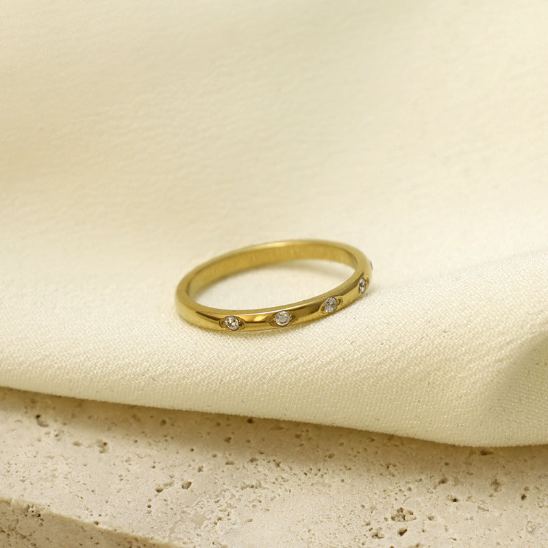 Damen Funktionsring mit elegantem Steinbesatz Shop Nory