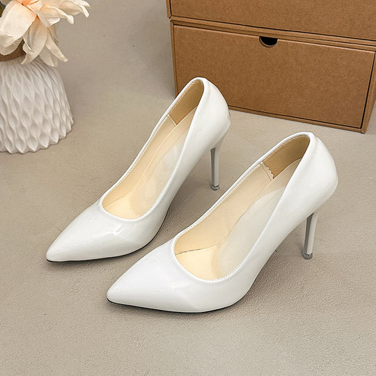 Damen Elegante Lackpumps mit spitz zulaufender Zehenpartie, gepolsterter Komfortsohle und schlankem Stiletto Shop Nory