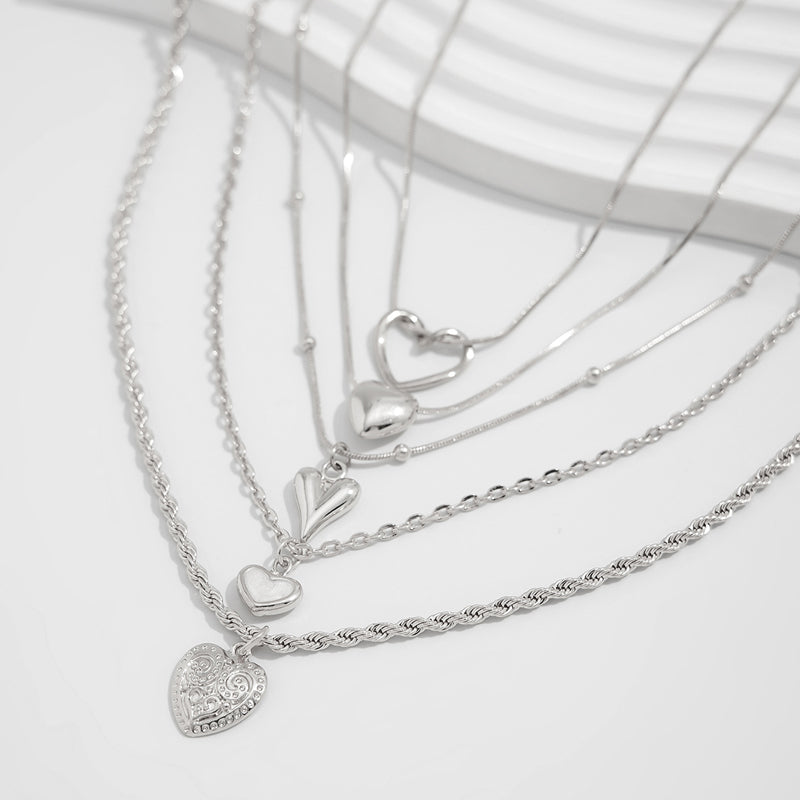 Halskettenset Mit Herzanhänger | Shop Nory