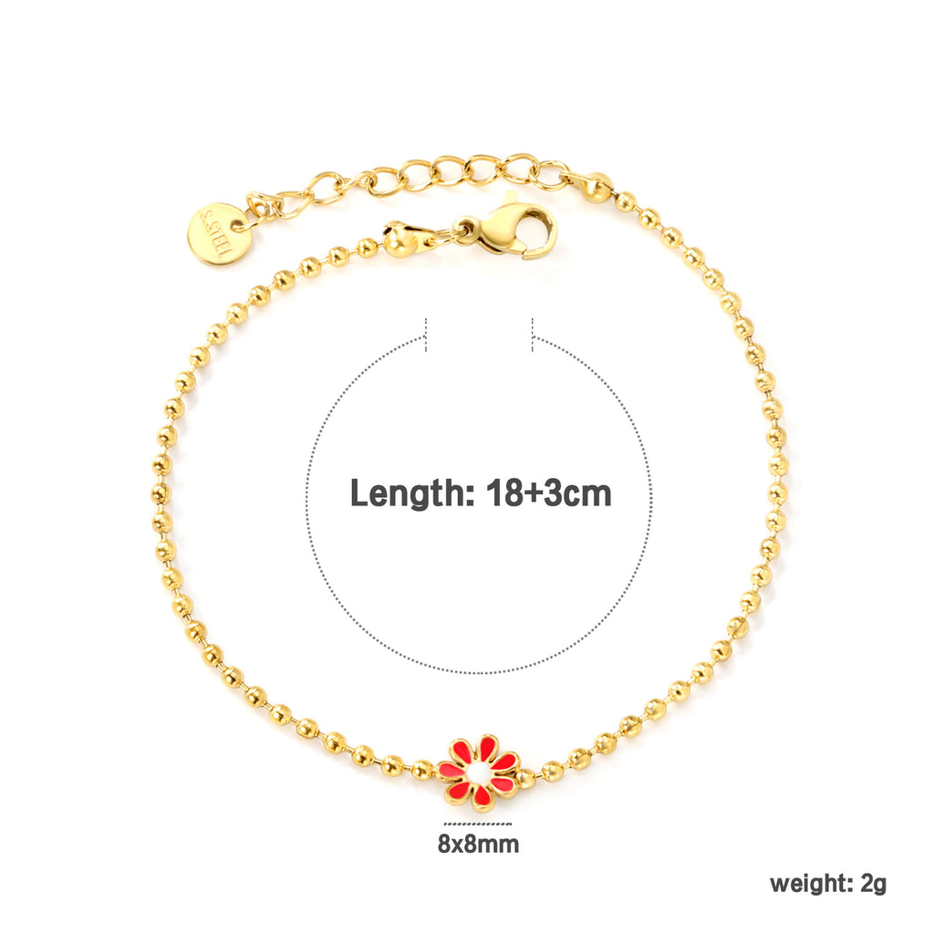 Damen Armband mit floralem Design und doppeltem Verstellmechanismus Shop Nory