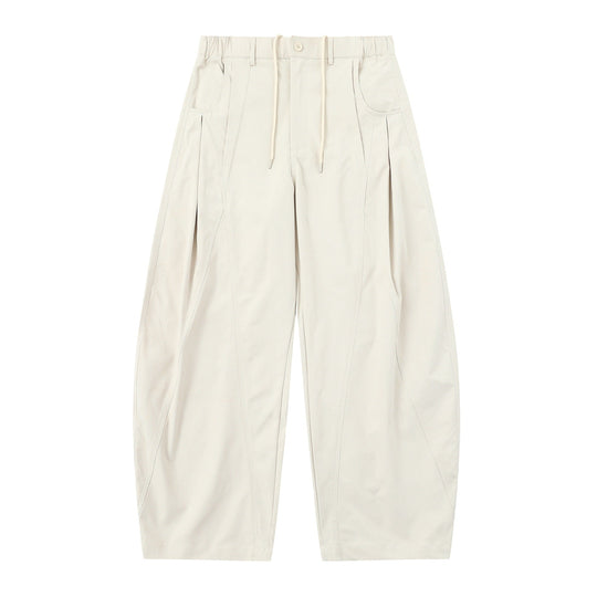 Damen High-Waist Cropped-Cargo-Hose mit abgesteppten Paneelen und Tunnelzug Shop Nory