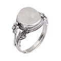 Damen filigraner Ring mit elegantem Blumen-Design und hochwertigem Zirkonia Shop Nory