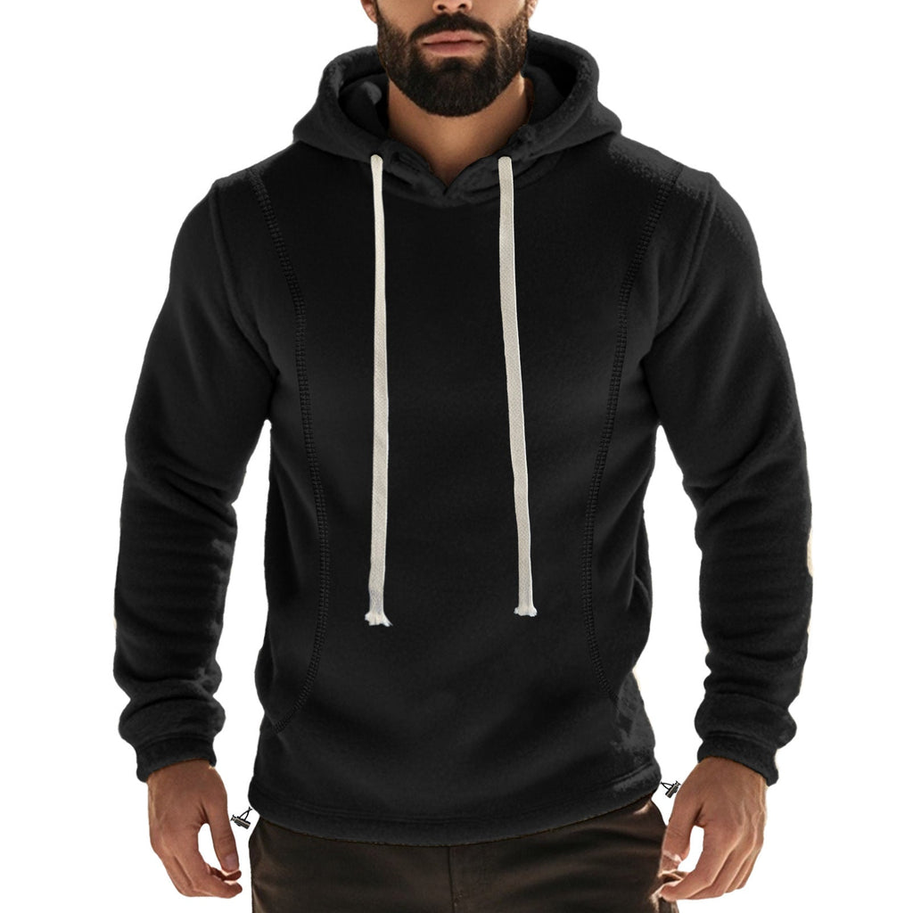 Herren Hochwertiger Fleece-Hoodie mit praktischer Kängurutasche und stylischem Design