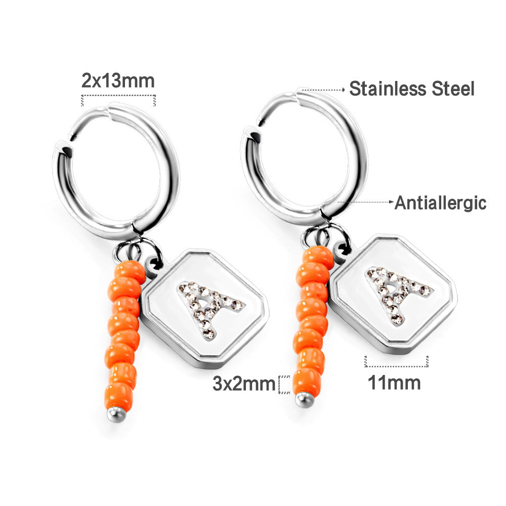 Damen Hängende Ohrstecker mit Kürbis-Motiv Shop Nory