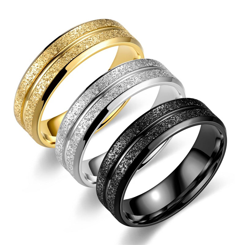 Herren Ring mit strukturierter Oberfläche und edlen Linien Shop Nory