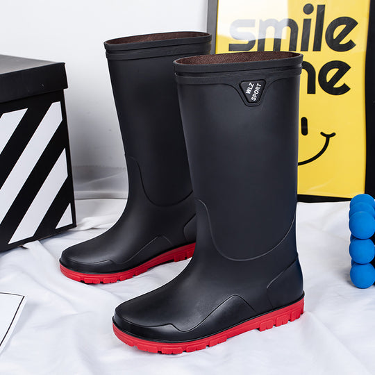 Herren Wasserdichte knielange Gummistiefel mit rutschfester Profil-Laufsohle und ergonomischem Fußbett Shop Nory