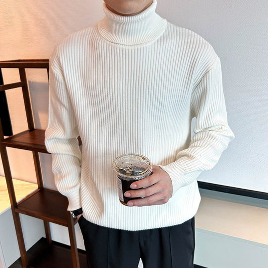Herren Strickpullover mit hohem Kragen Shop Nory
