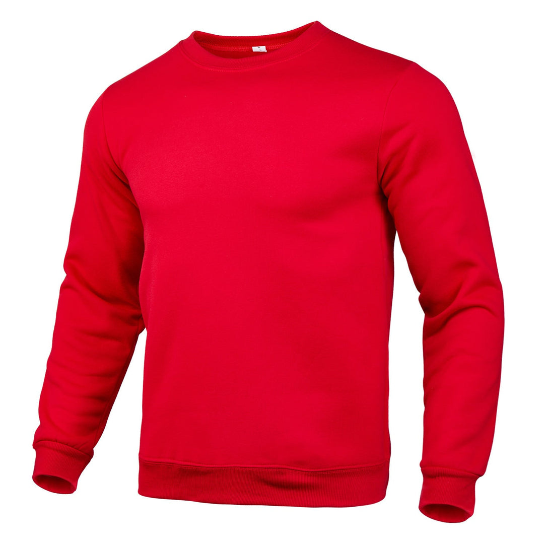 Herren Komfortabler Rundhals-Pullover aus hochwertigem Baumwollmix