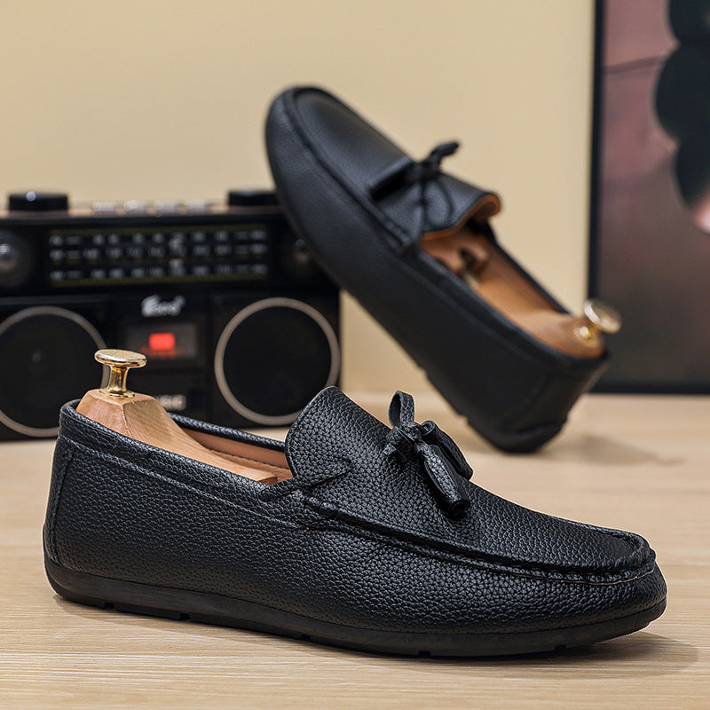 Herren Elegante Mokassins mit modischem Schnürdetail Shop Nory