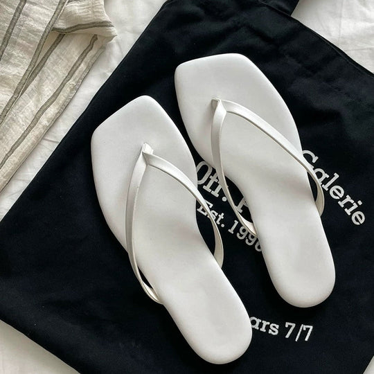 Damen Zehentrenner-Sandalen mit elegantem Riemendesign und ergonomischem Fußbett