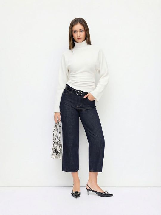 Damen Eleganter Rollkragenpullover Shop Nory