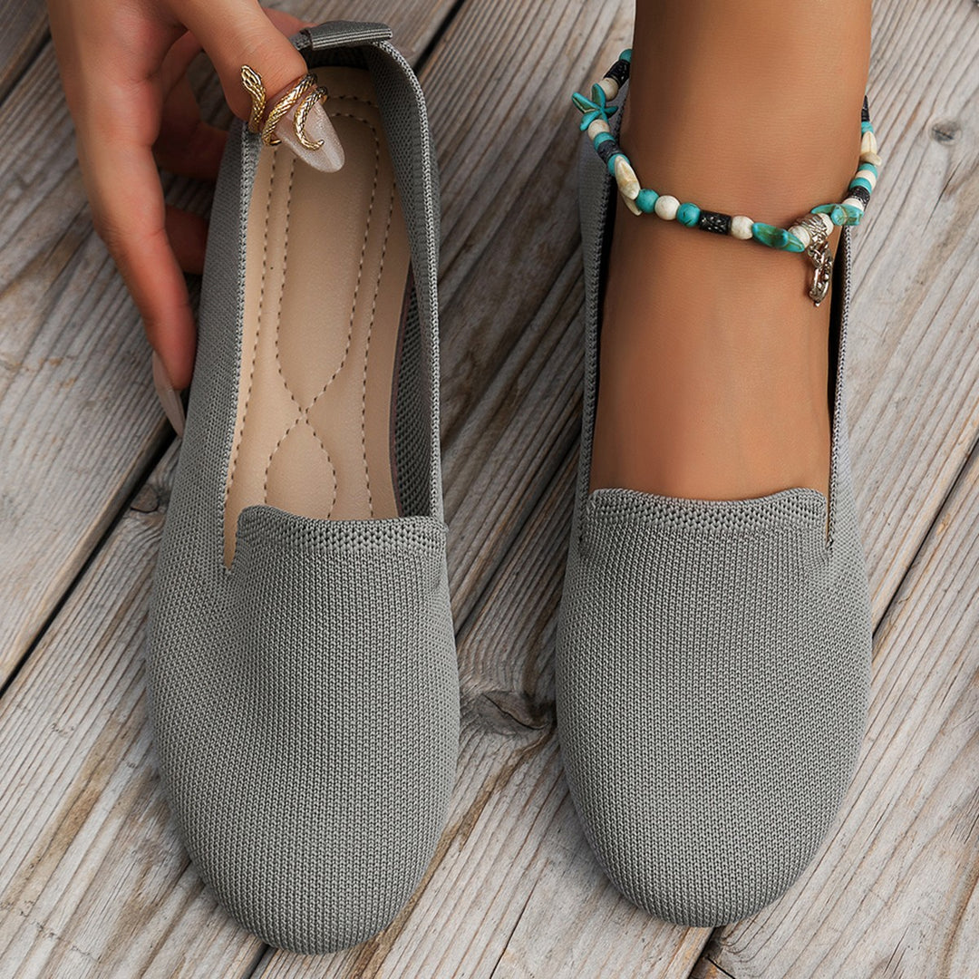 Damen Flexible Strick‑Loafer mit gepolstertem Komfortfußbett und rutschfester Laufsohle Shop Nory
