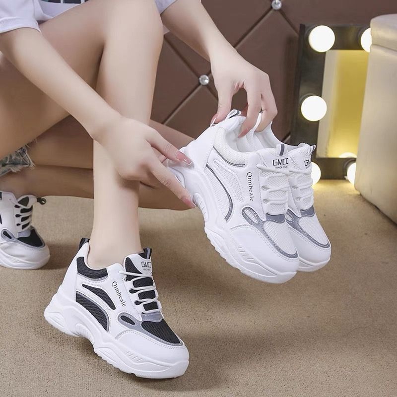Damen Modische Chunky Sneakers mit ergonomischer Dämpfung und stabiler Sohle