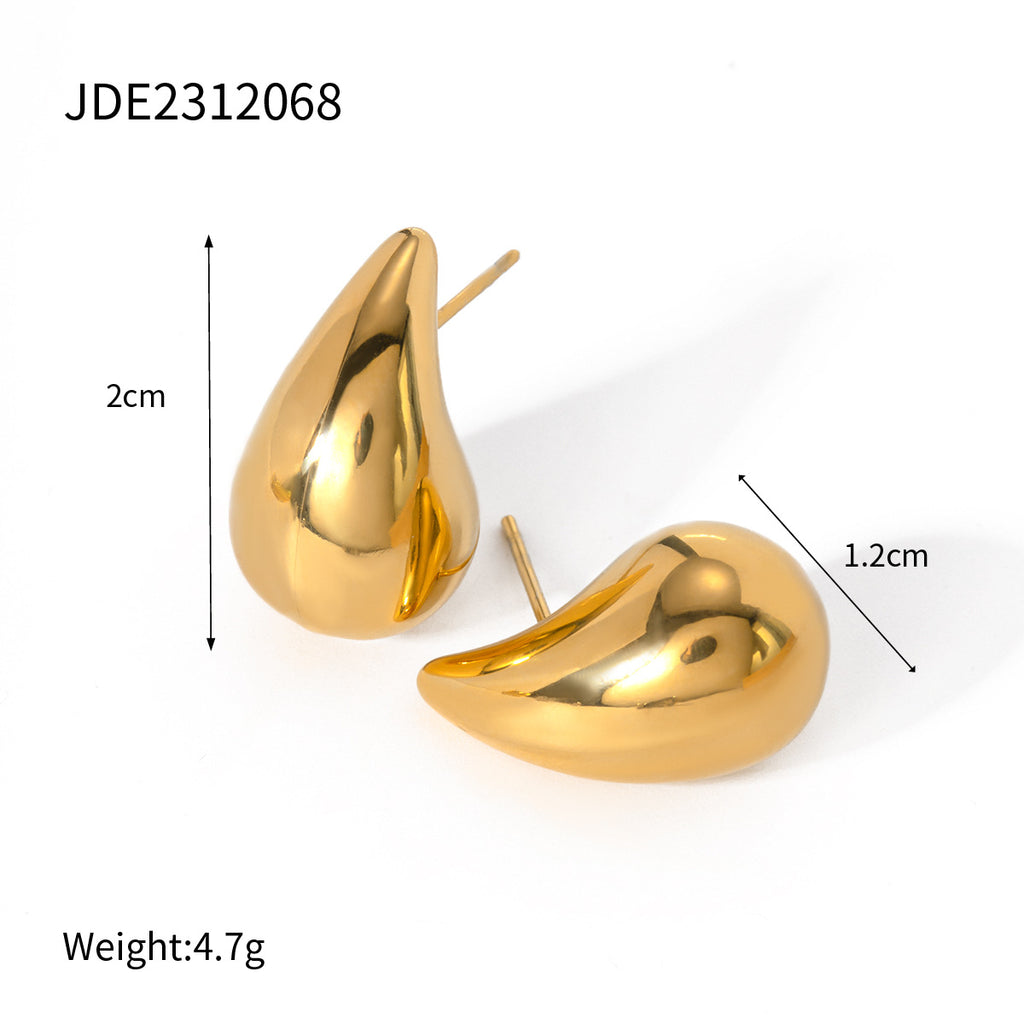Damen Ohrhänger in tropfenförmigem Design aus hochwertigem Edelstahl Shop Nory