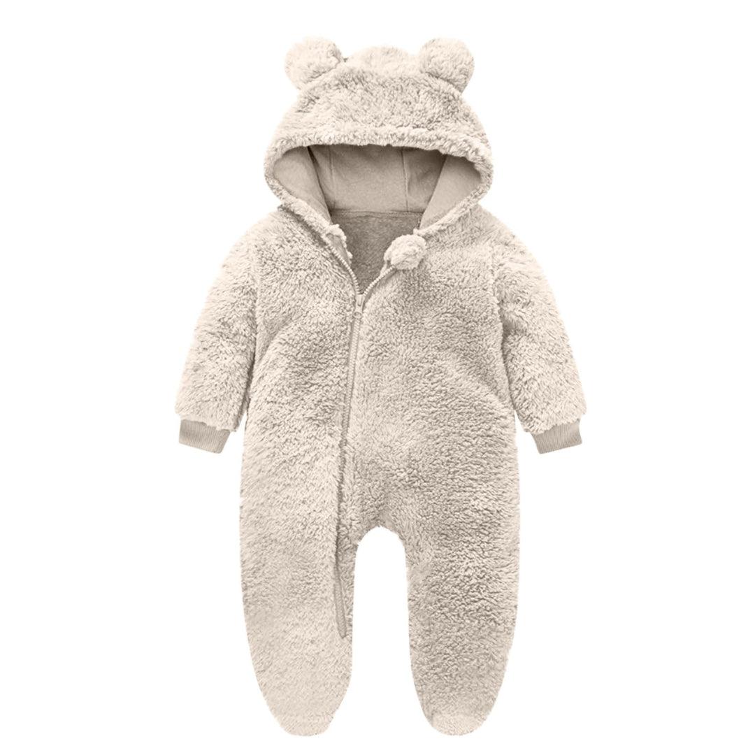 Kleinkind Fleece Overall mit Bärenohren