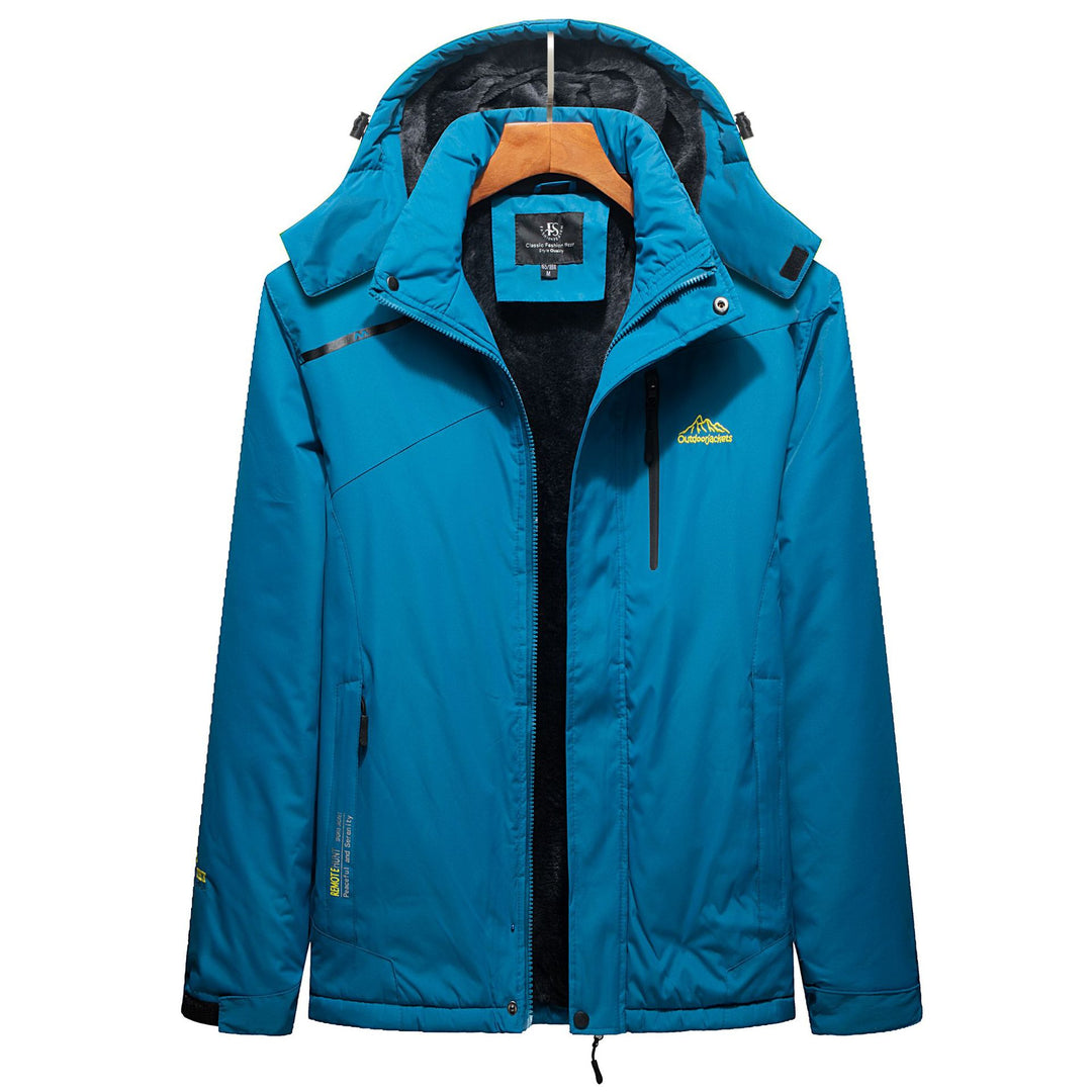 Herren Isolierte Winterparka mit Teddyfutter, Kapuze und wasserabweisender Außenhülle Shop Nory