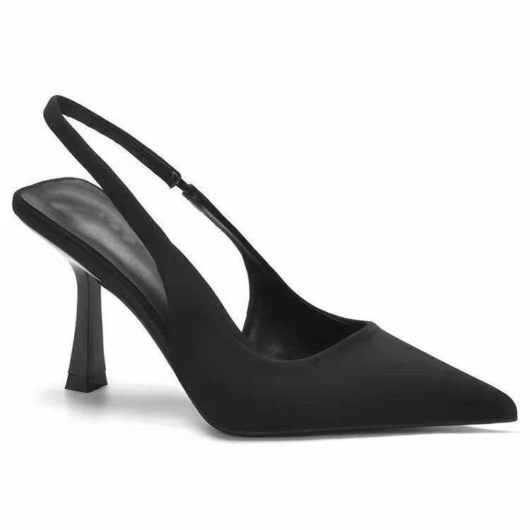 Damen elegante Slingback-Pumps mit spitzem Zehenbereich und hohem Absatz