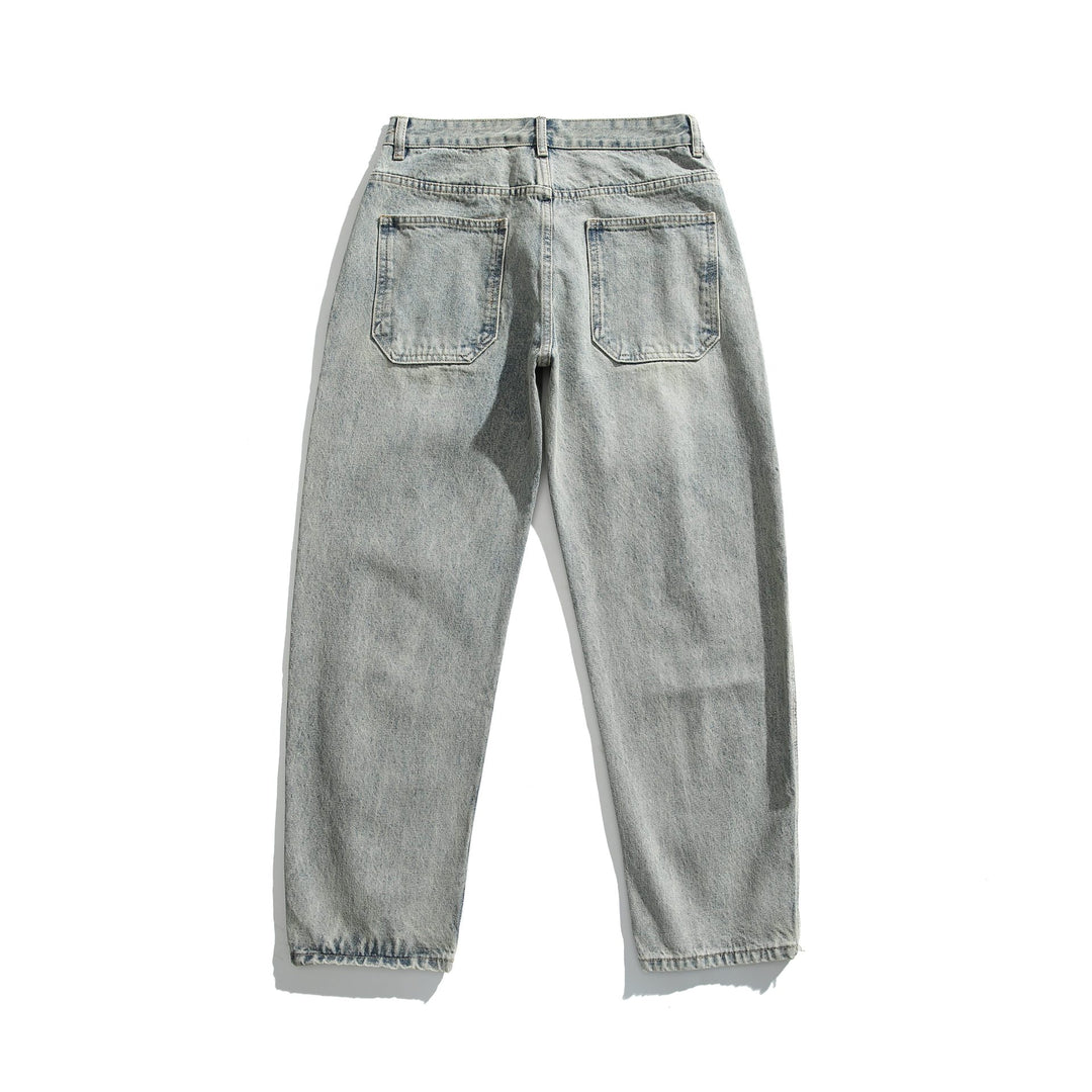 Damen High‑Waist Relaxed-Jeans mit Distressed-Details und tailliertem Knöchelabschluss Shop Nory
