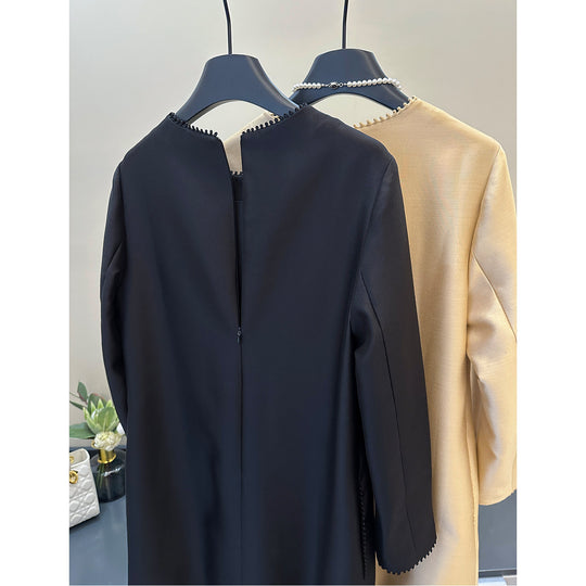 Damen Elegantes Drape Kleid Shop Nory