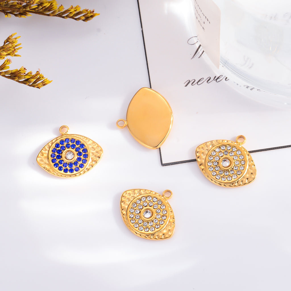 Damen Anhänger mit Augenmotiv und funkelnden Zirkonia Shop Nory