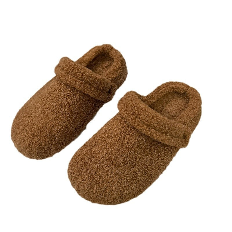 Damen Gefütterte Teddy-Pantoletten mit Umschlag und gepolstertem Komfortfußbett Shop Nory