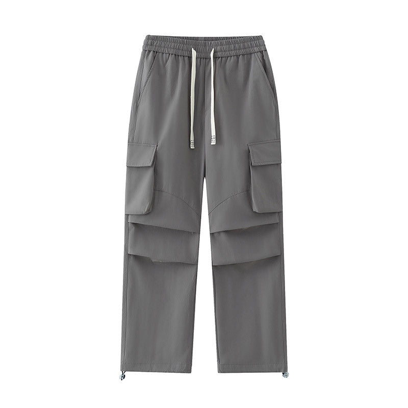 Herren Cargo-Hose mit elastischem Bund, Lagen‑Detail und Reißverschluss-Saum Shop Nory