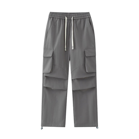 Herren Cargo-Hose mit elastischem Bund, Lagen‑Detail und Reißverschluss-Saum Shop Nory