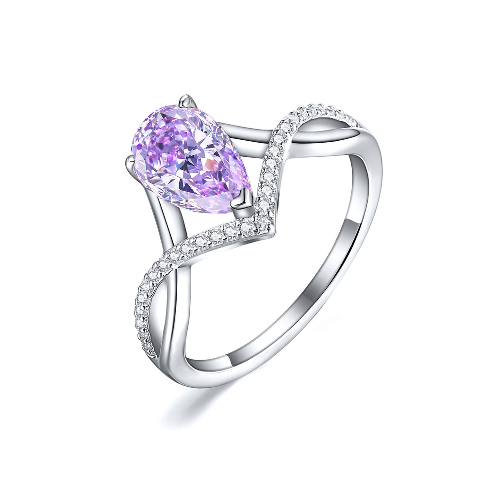 Damen Verlobungsring mit luxuriösem Zirkonia-Besatz Shop Nory