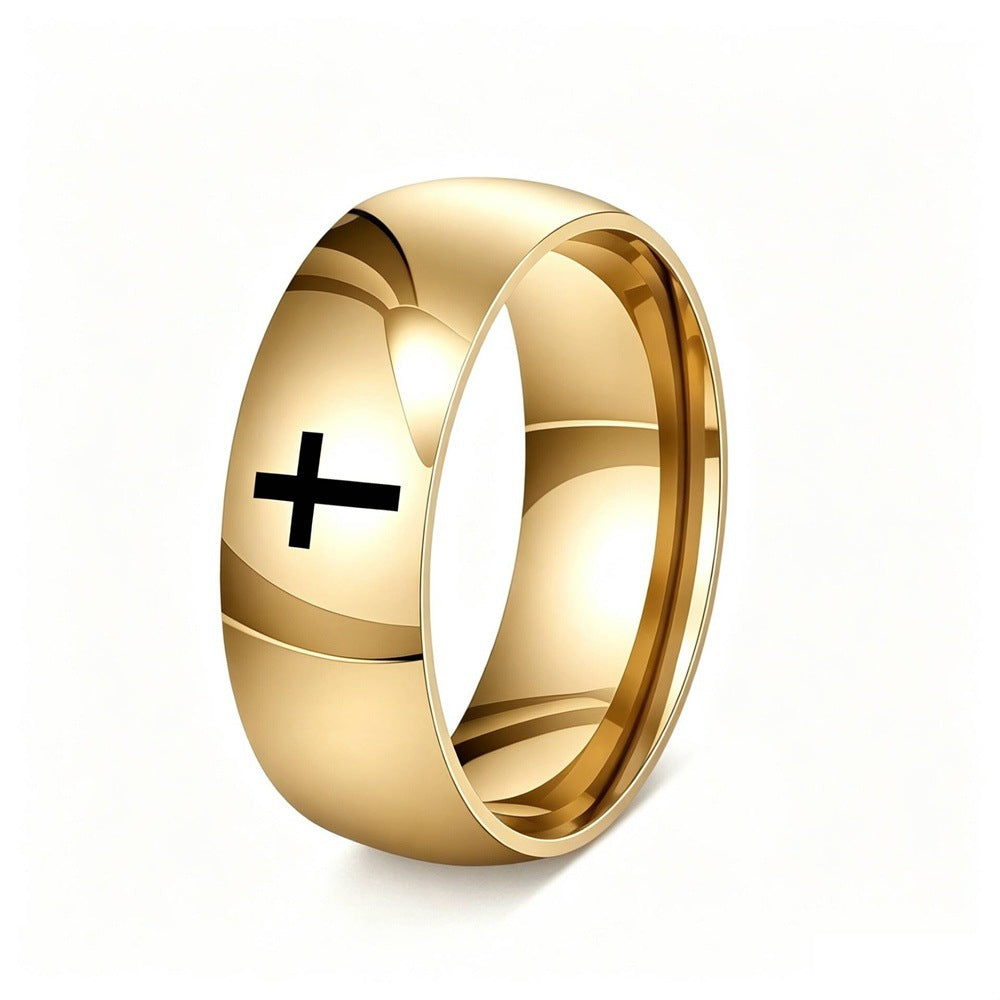 Herren Ring mit minimalistischer Plusgravur Shop Nory