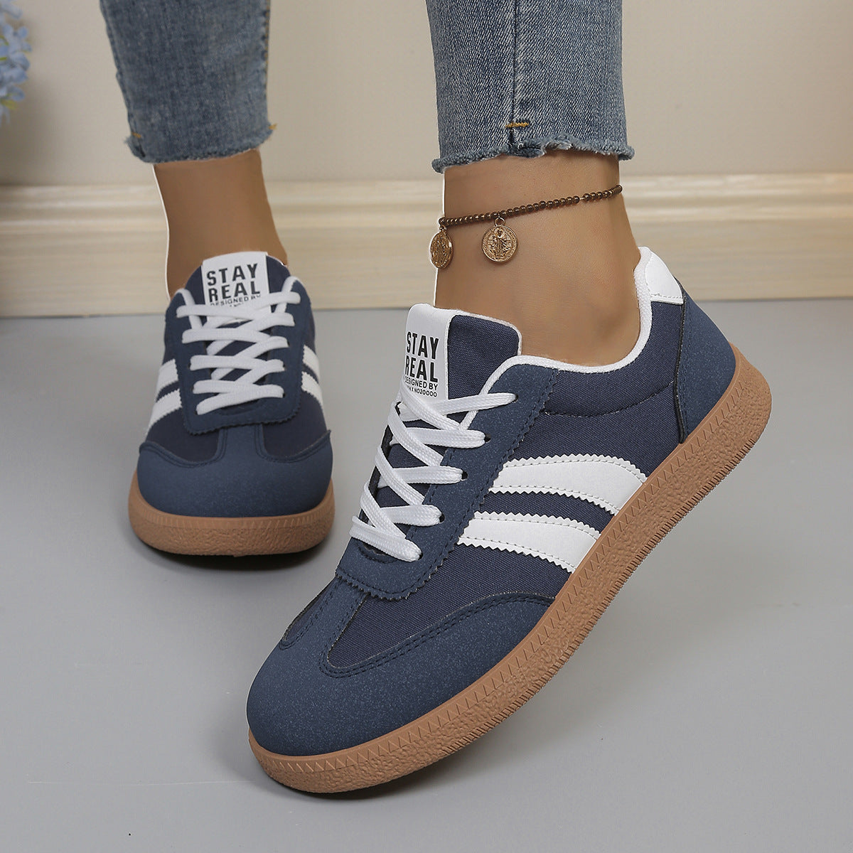 Damen Sneakers im modernen Sportdesign mit bequemer Dämpfung ShopNory