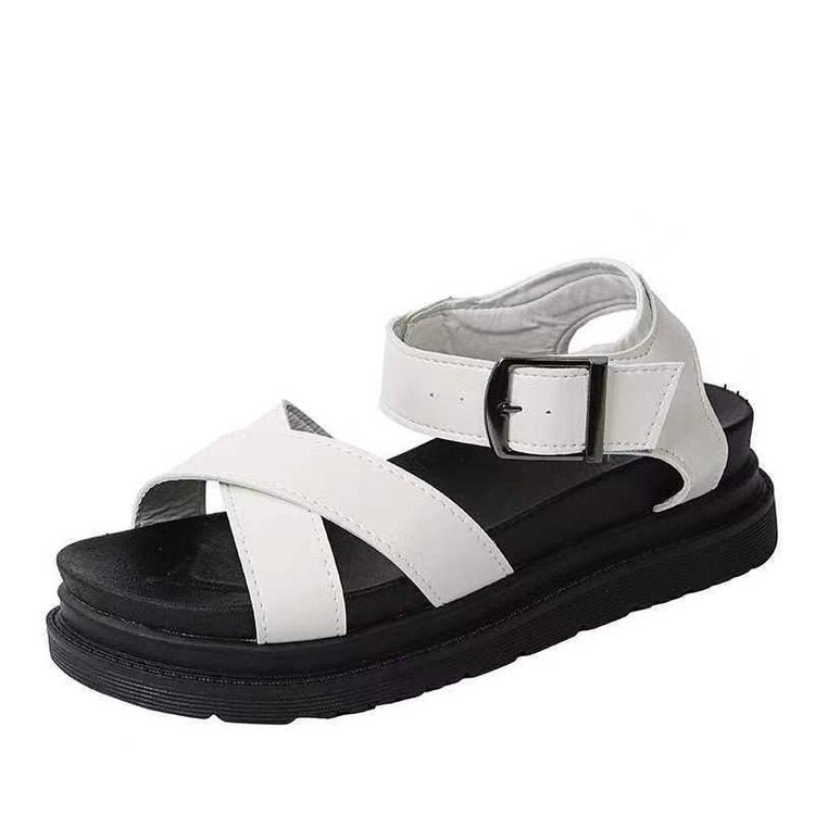 Damen modische Sandalen mit verstellbaren Riemen und weich gepolsterter Sohle