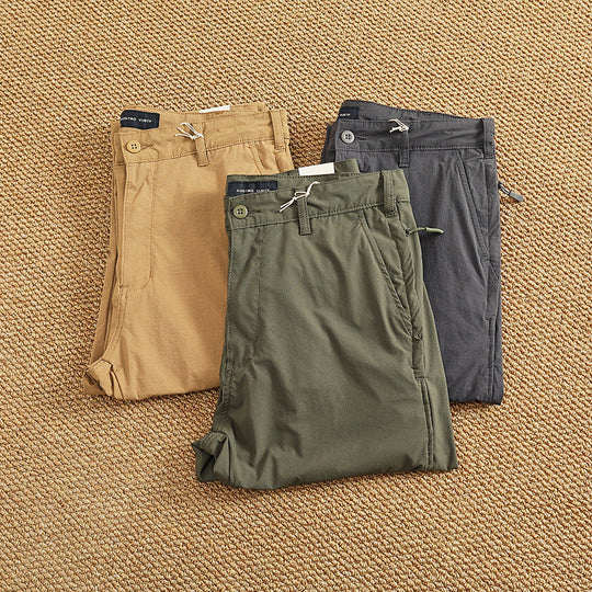Herren Chino-Hose mit elastischem Bund und praktischen Eingrifftaschen