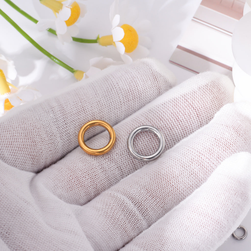 Damen stabile Edelstahl Ringe für Schmuckherstellung Shop Nory