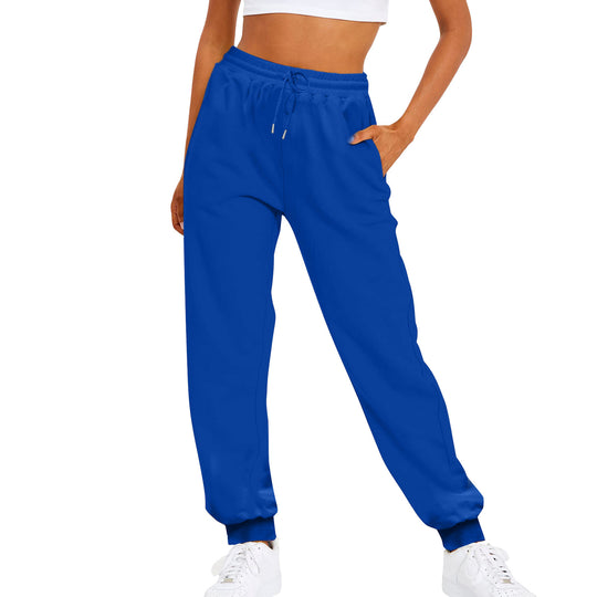 Damen nan komfortable Jogginghose mit Kordelzug Seitentaschen und geripptem Knöchelabschluss Shop Nory
