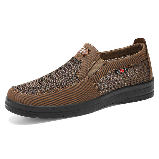 Herren nan atmungsaktiver Slip-On Freizeitschuh mit gestricktem Obermaterial, elastischem Einstieg und stoßdämpfender EVA-Sohle Shop Nory