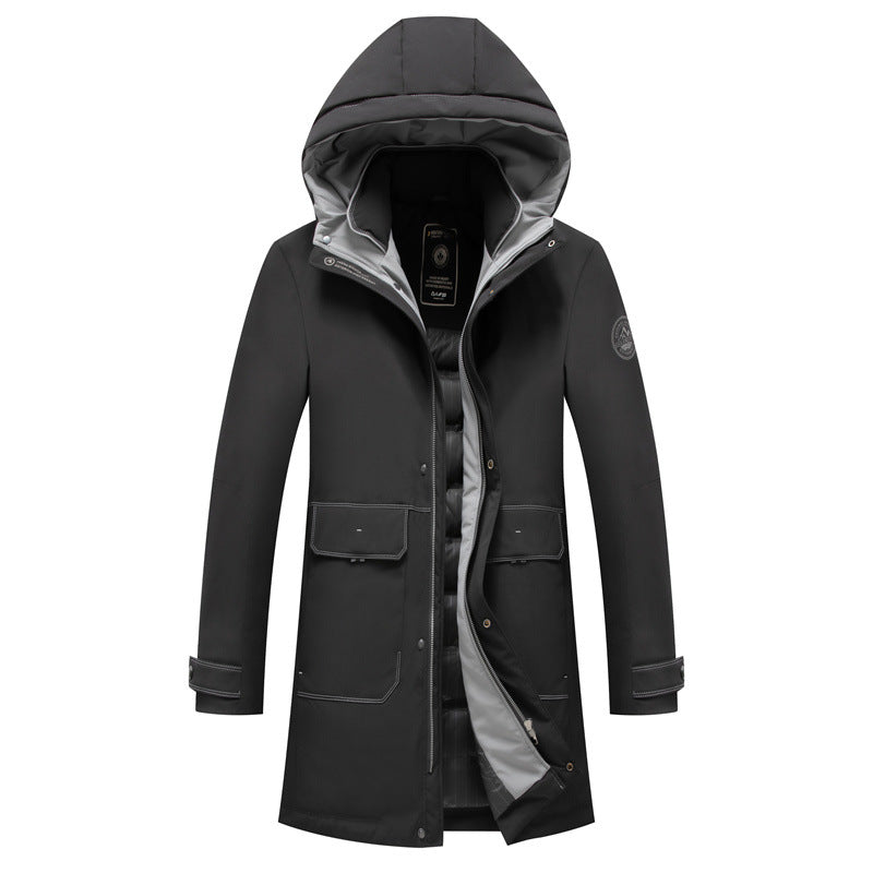 Herren wasserabweisender Parka mit abnehmbarer Stepp-Innenjacke Shop Nory