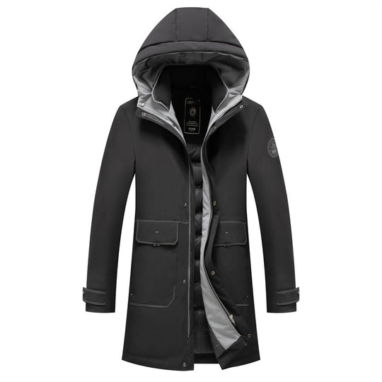 Herren wasserabweisender Parka mit abnehmbarer Stepp-Innenjacke Shop Nory